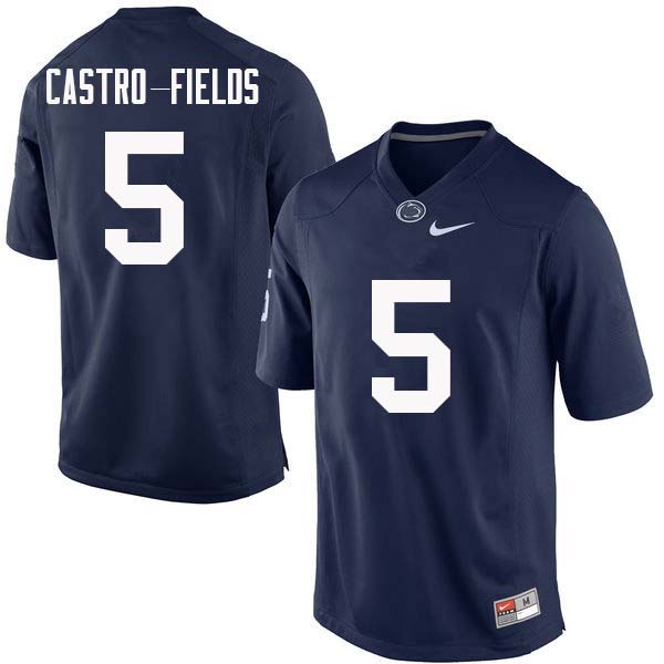 Men #5 Tariq Castro-Fields Penn State Nittany Lions College Football Jerseys Sale-Navy - Click Image to Close